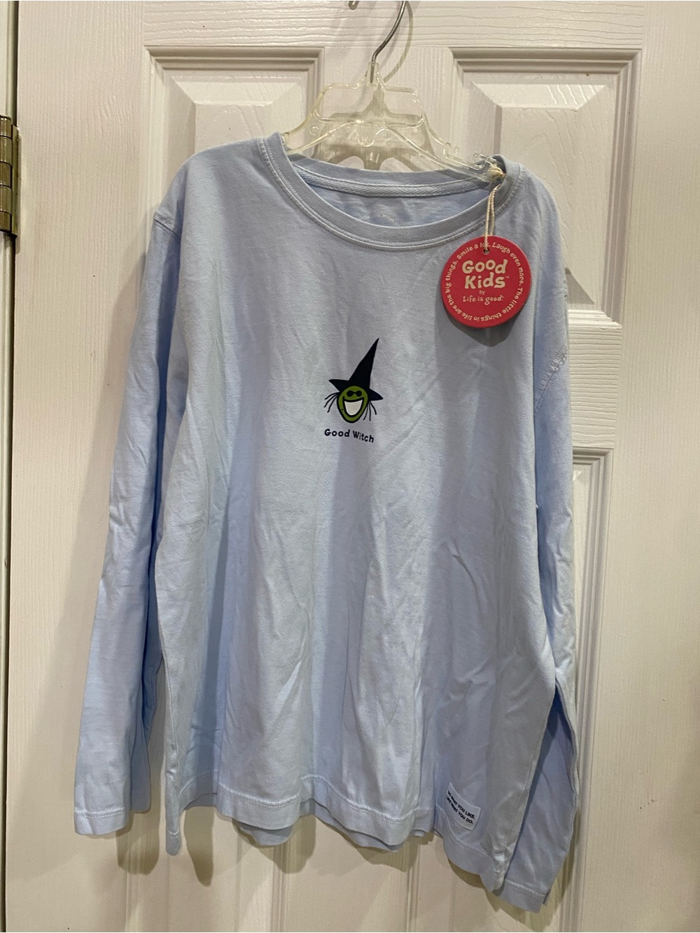 Life Is Good Light Blue 'Good Witch' Long-Sleeve Tee